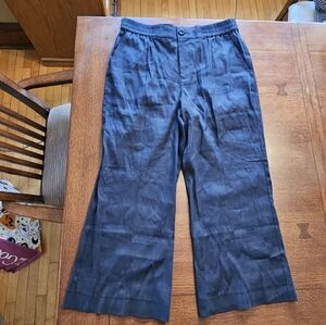 Cabi Wide Leg Linen Trouser Large